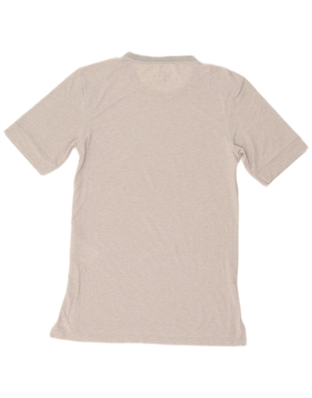 NIKE Mens Dri Fit T-Shirt Top Small Grey Polyester