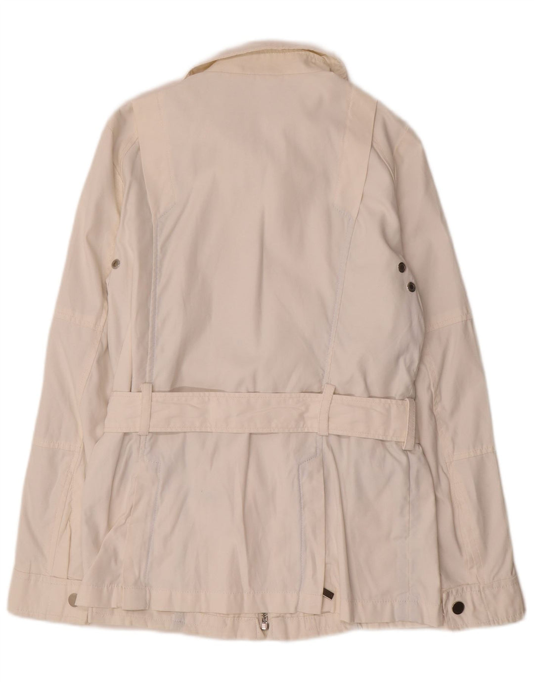 Zara Womens Utility Jacket UK 12 Medium Off White Nylon