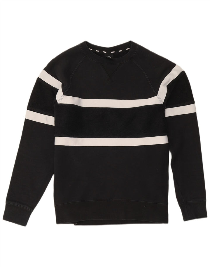 Nike Sweatshirt-trøje til mænd Small Black Colourblock Bomuld