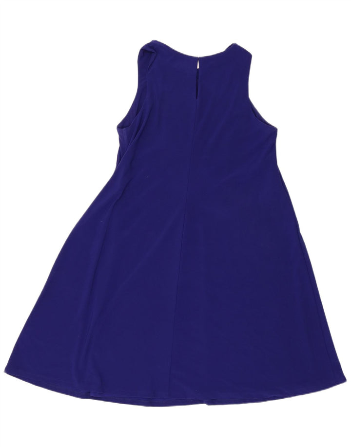 Abito da tenda senza maniche da donna Ralph Lauren US 6 Poliestere blu medio