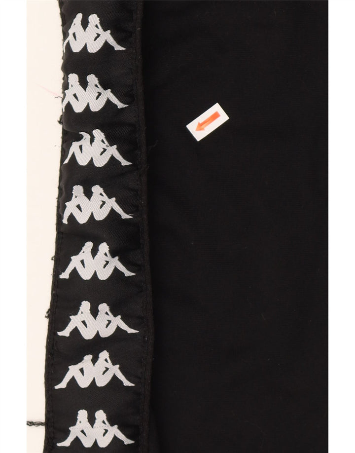 KAPPA Mens Graphic Tracksuit Trousers Joggers Small  Black Vintage Kappa and Second-Hand Kappa from Messina Hembry 