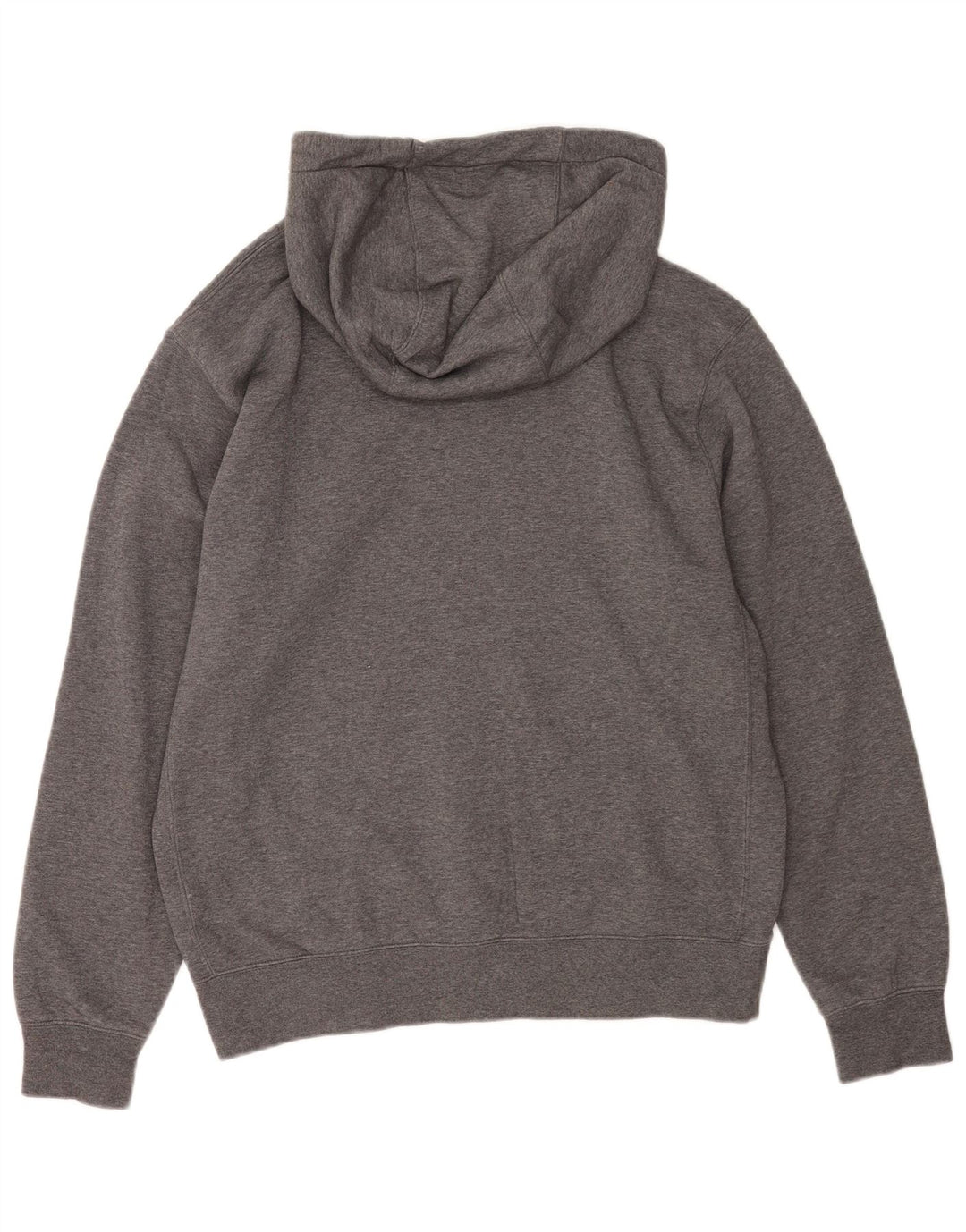 NIKE Herren-Kapuzenpullover aus mittelgrauer Baumwolle