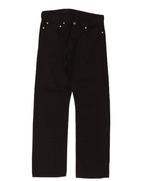 Pantaloni casual dritti da uomo Levi's 514 W34 L32 cotone nero