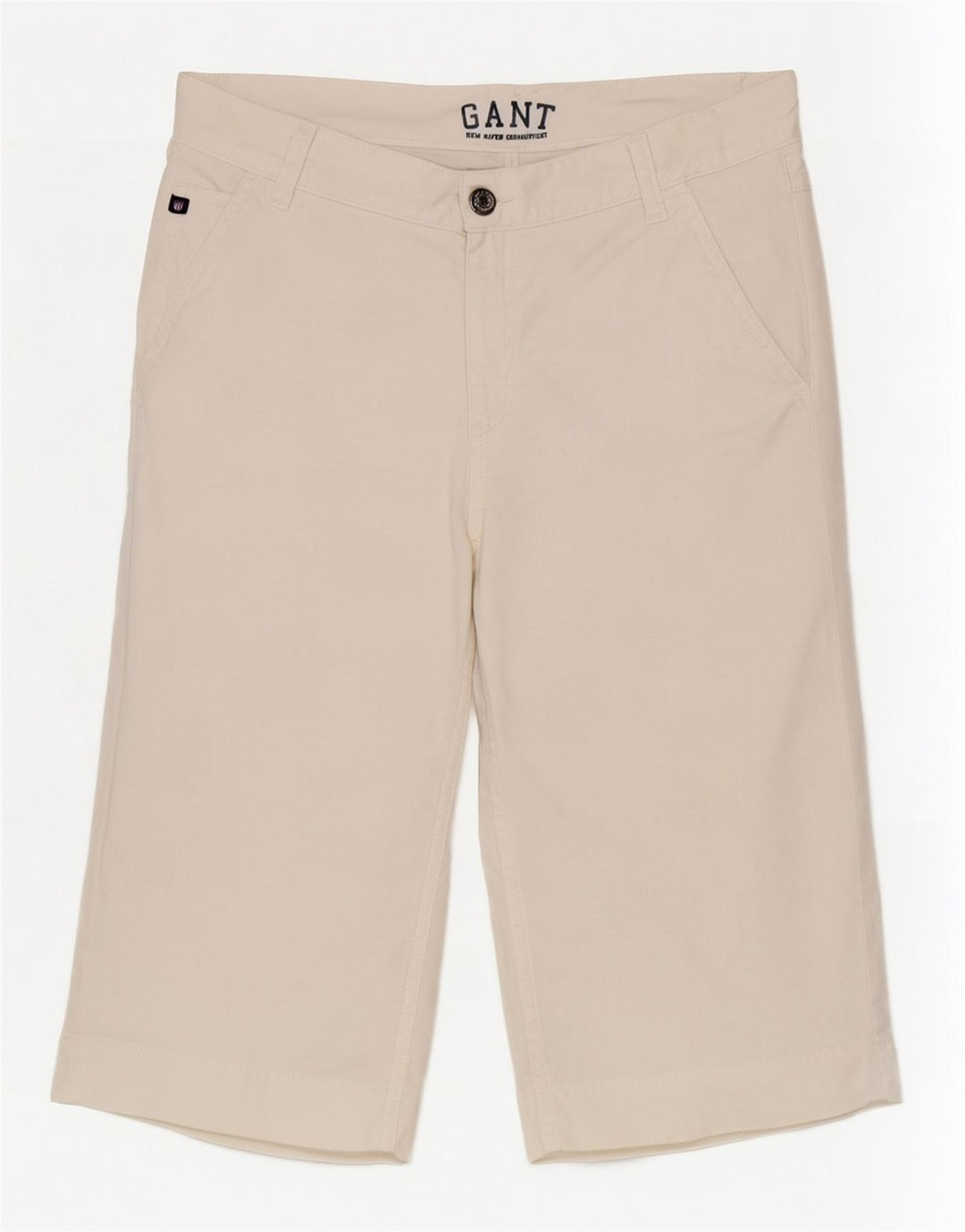 Gant Damen-Bermudashorts W30 Mittelweiße Baumwolle
