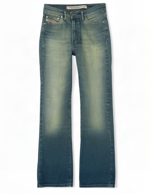 Jeans Bootcut da donna Diesel W27 L32 cotone blu