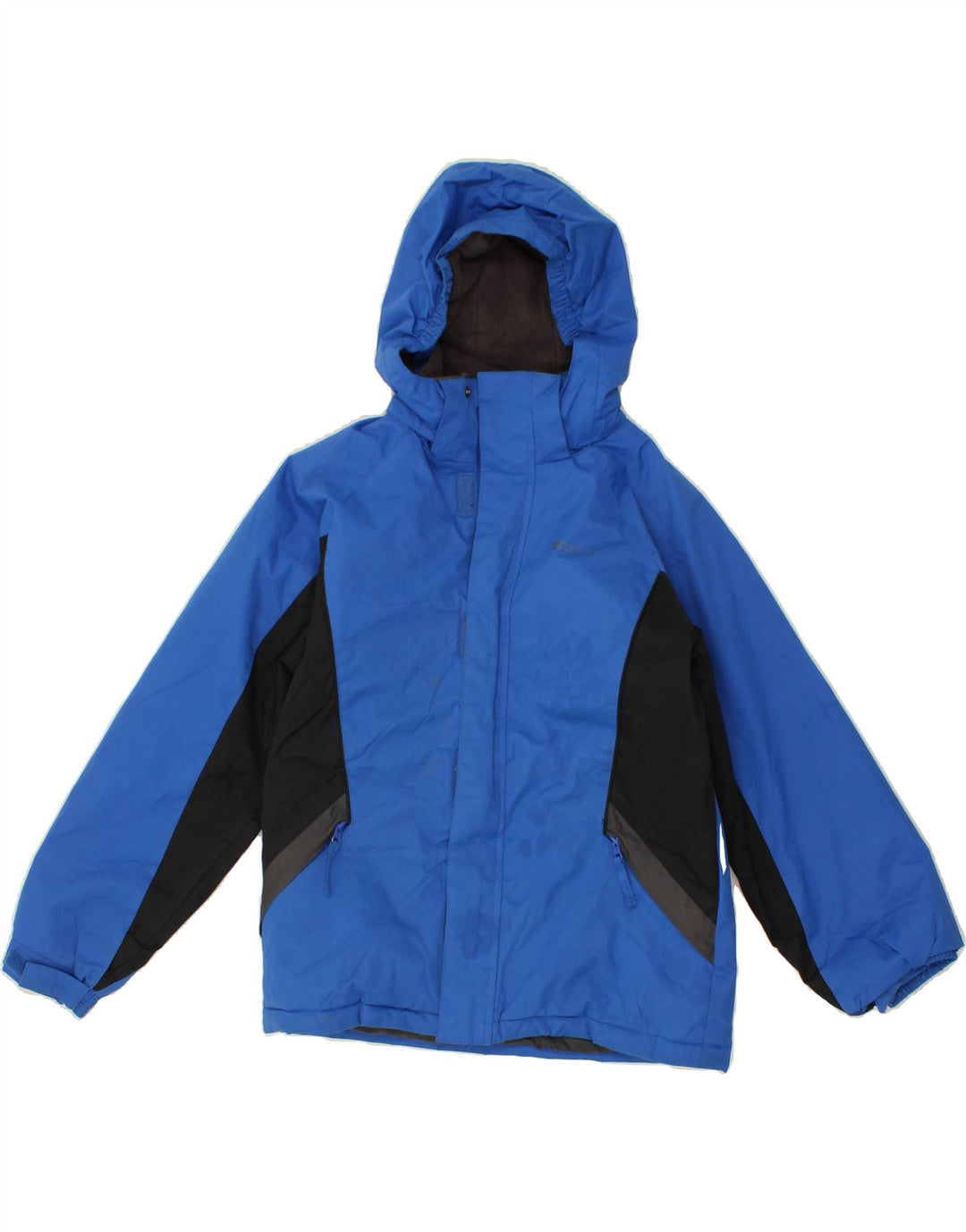 MOUNTAIN WAREHOUSE Boys Hooded Windbreaker Jacket 11-12 Years Blue Vintage Mountain Warehouse and Second-Hand Mountain Warehouse from Messina Hembry 