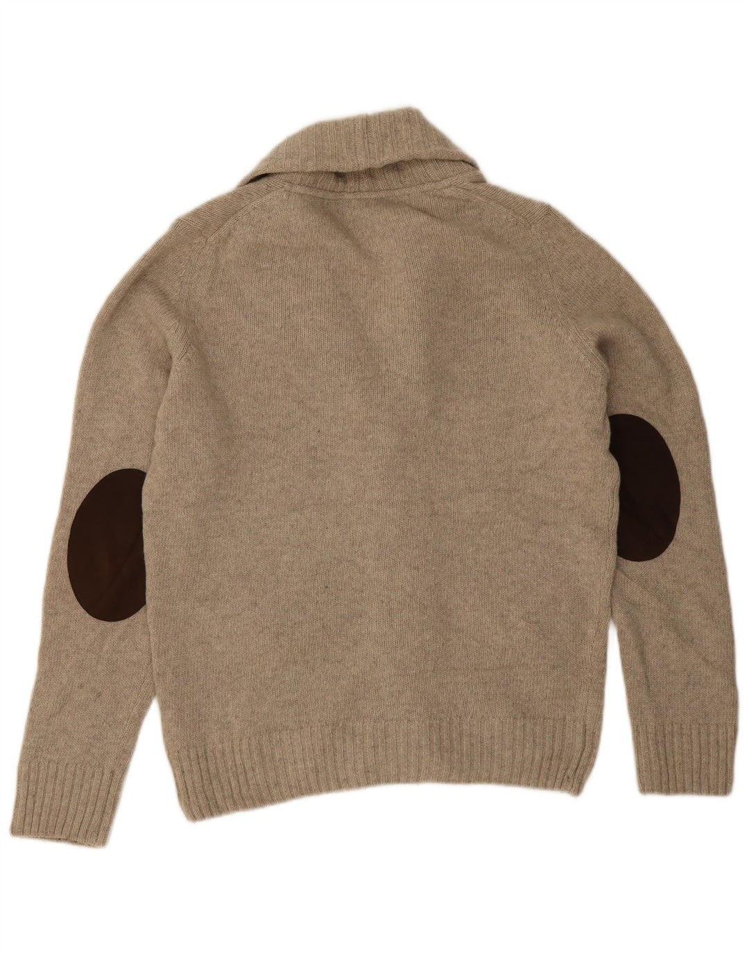 Zara Mens Cardigan Sweater Medium Grey Wool