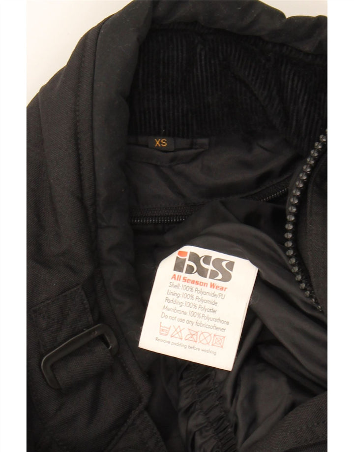 IXS Mens Motorcycle Racer Jacket UK 34 XS Black Polyamide Vintage IXS and Second-Hand IXS from Messina Hembry 