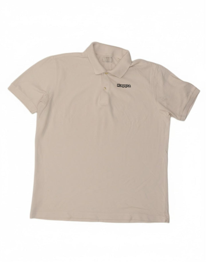 Camisa polo masculina KAPPA 2XL algodão branco
