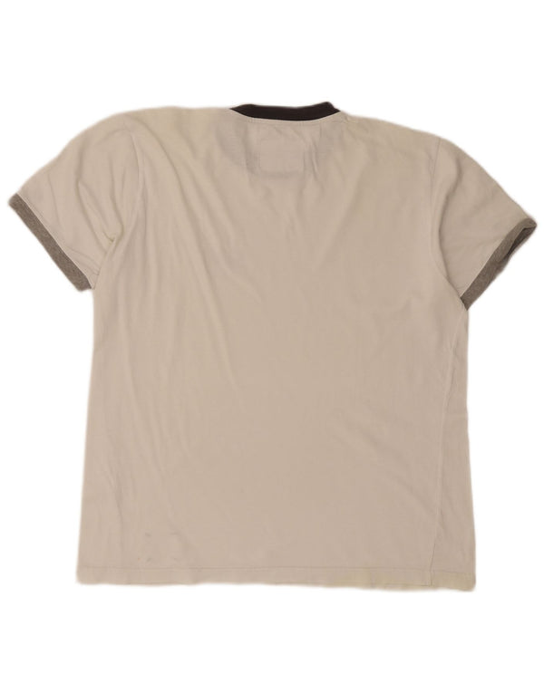 Champion Camiseta gráfica para hombre Top XL Blanco Colorblock