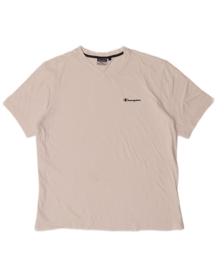 Champion Mens T-Shirt Top XL White