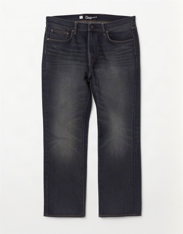 Gap Mens Droite Straight Jeans W36 L32 Azul Algodão
