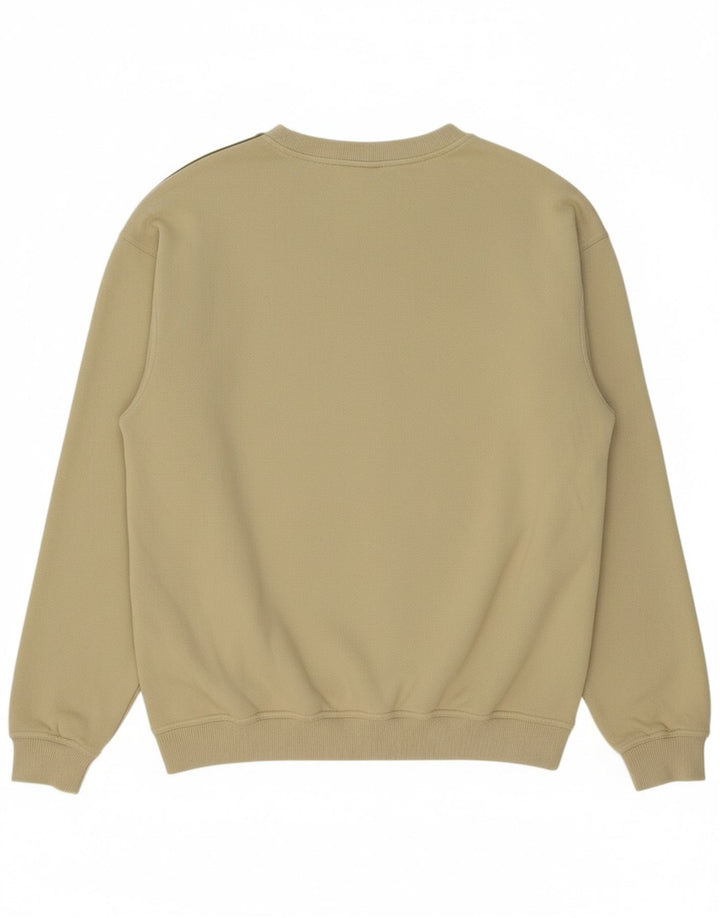 FILA Mens Sweatshirt Jumper Large Beige Cotton