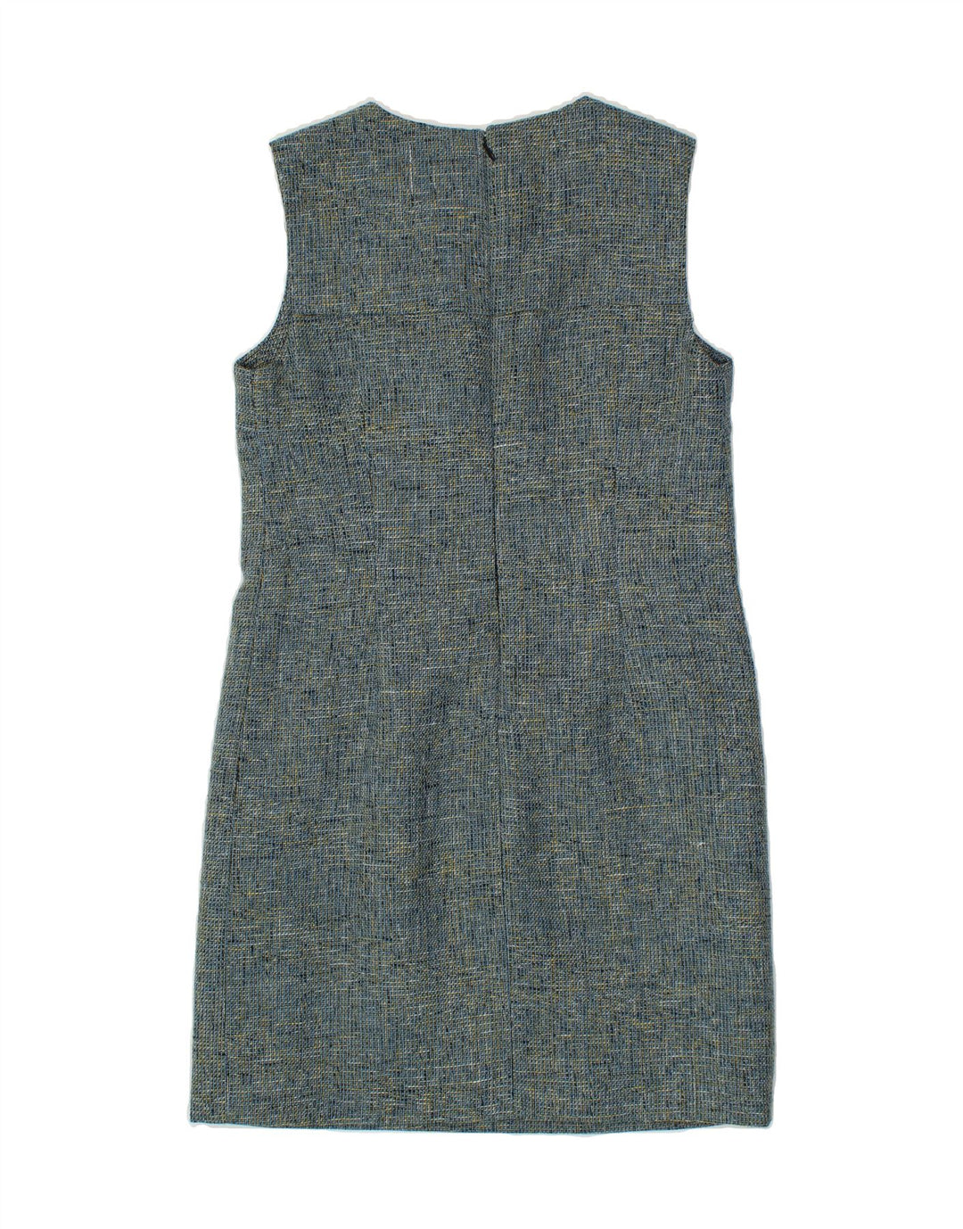 WAREHOUSE Womens Sleeveless Sheath Dress UK 14 Medium  Blue Polyester Vintage Warehouse and Second-Hand Warehouse from Messina Hembry 