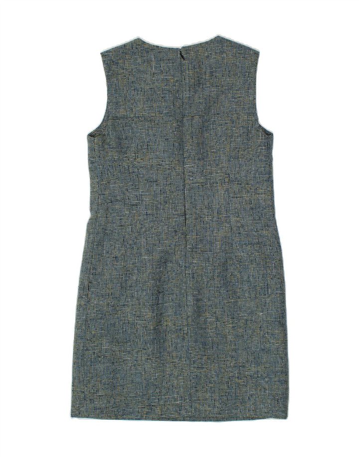 WAREHOUSE Womens Sleeveless Sheath Dress UK 14 Medium  Blue Polyester Vintage Warehouse and Second-Hand Warehouse from Messina Hembry 