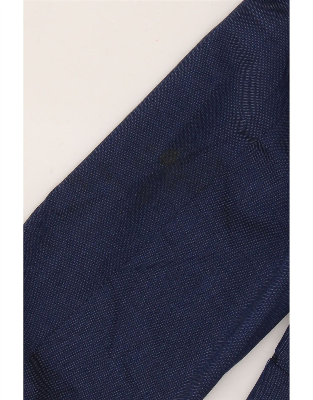 Zara Mens 2 Button Blazer Jacket EU 46 Small Blue Wool