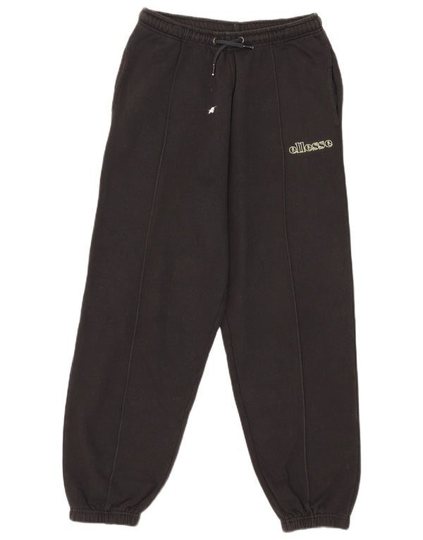 Ellesse Damen-Trainingshose, Jogginghose, UK 12, mittelschwarz, Baumwolle