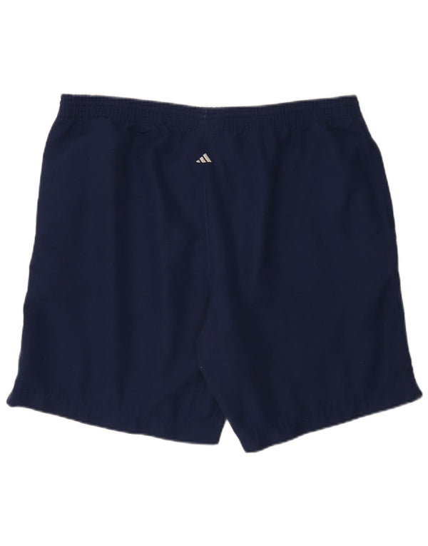 Adidas Mens Sport Shorts Large Navy Blue Polyester