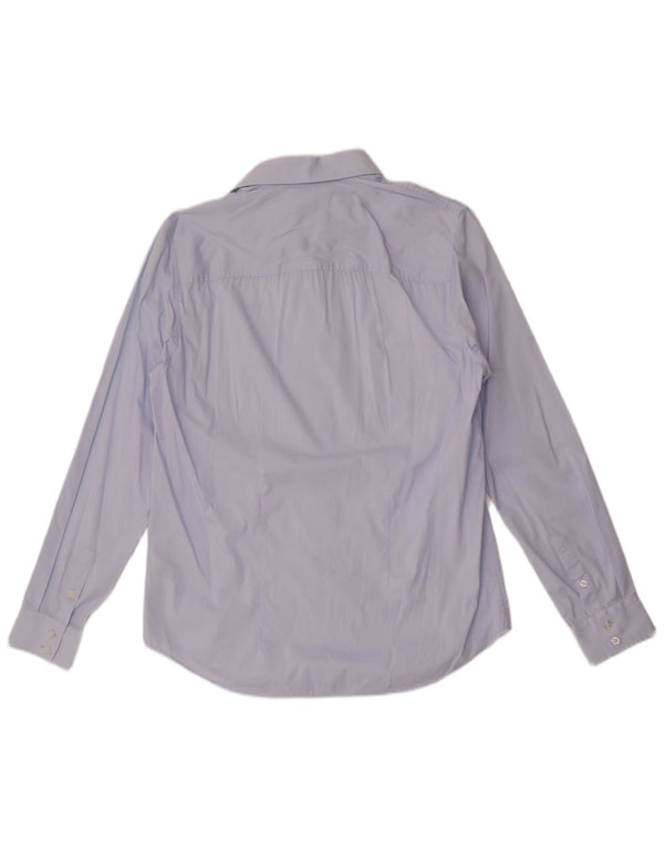 Guess Mens Slim Fit Shirt UK 34 kis kék pamut