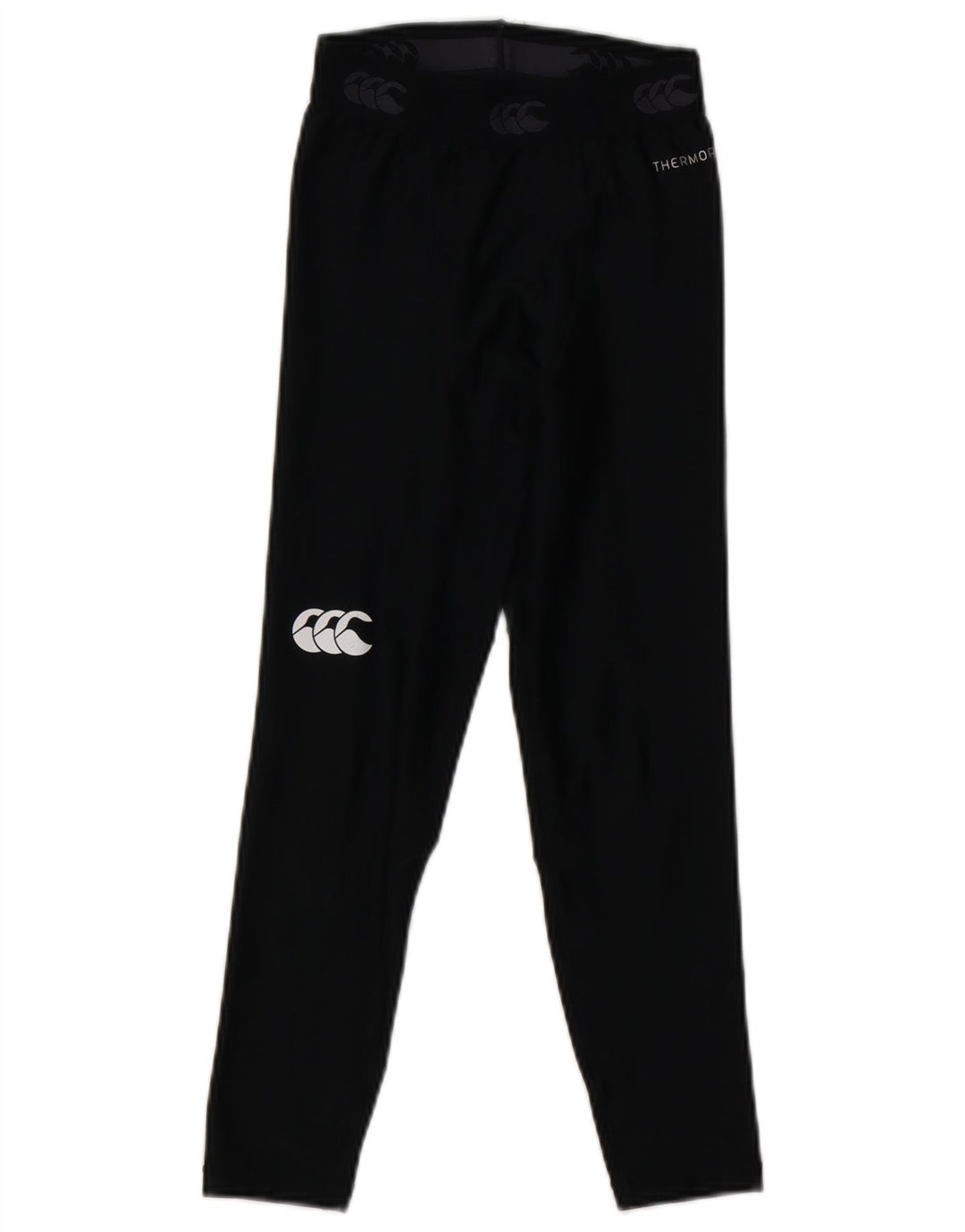 Canterbury Girls Graphic Leggings 7-8 Years Small  Black Polyester