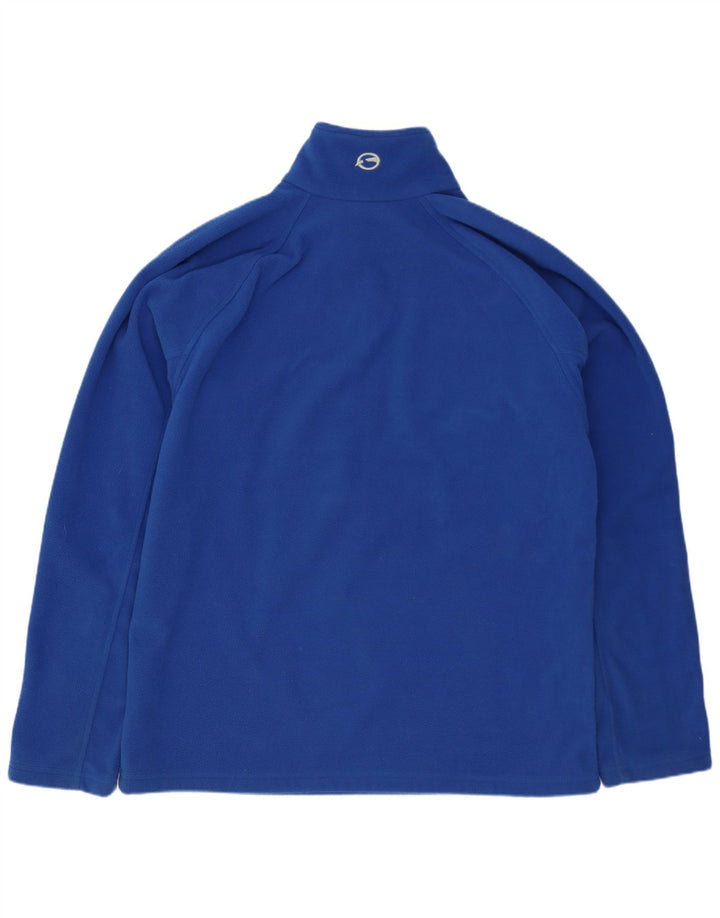 Sprayway Mens Zip Neck Fleece Jumper Medium Blue Polyester
