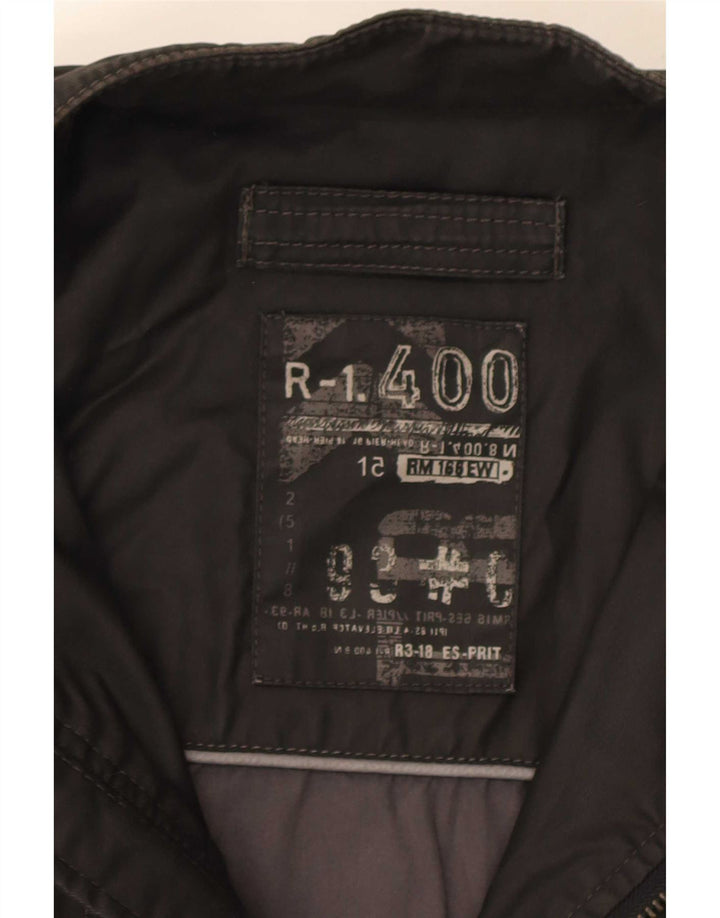 Jaqueta utilitária masculina Esprit UK 40 grande preta