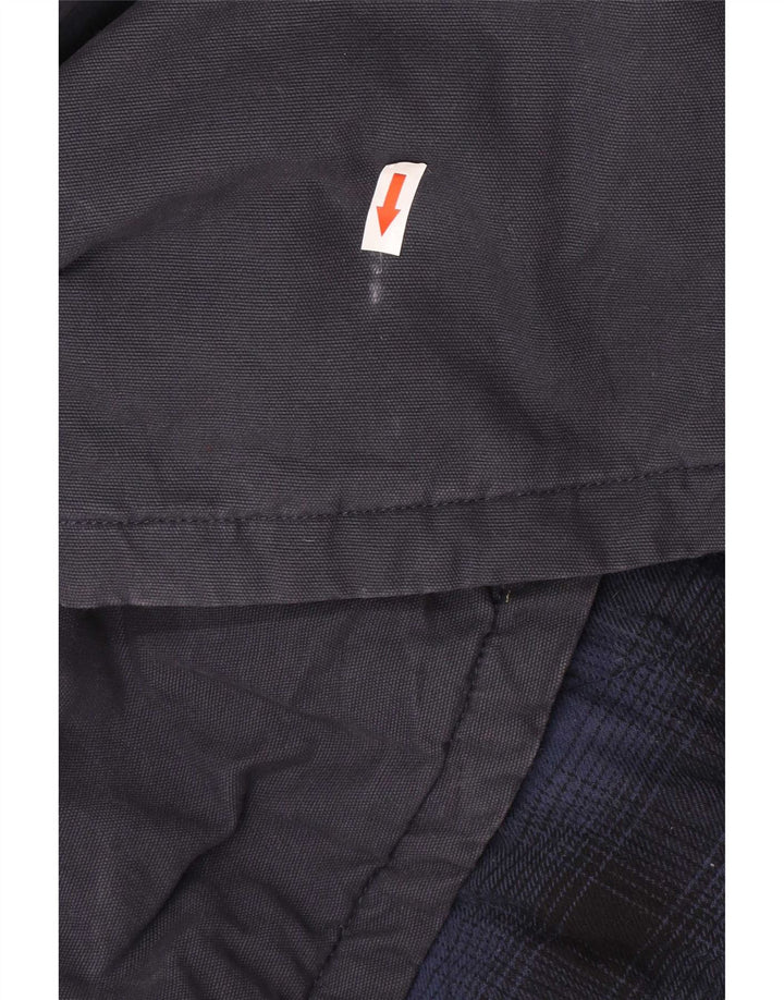 Dickies Mens Lumberjack Shirt XL Navy Blue