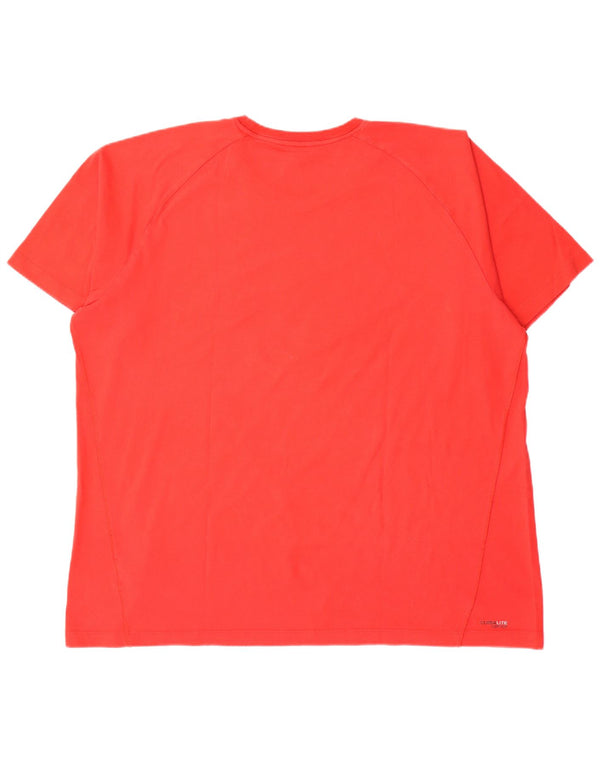 Adidas Hommes Clima 365 T-Shirt Graphique Haut 2XL Rouge Coton