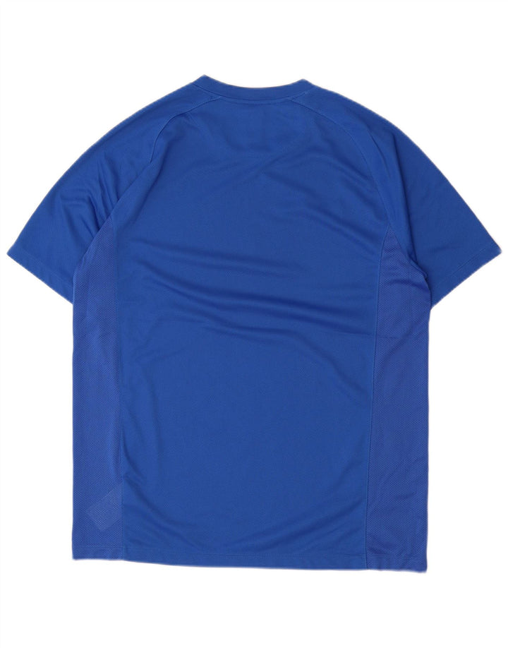 Nike Mens Dri Fit T-Shirt Top Large Blue Polyester