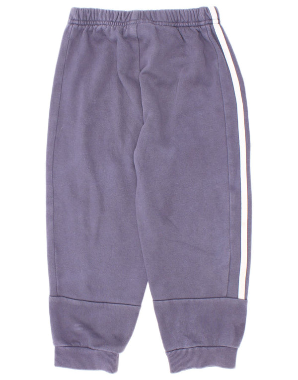 Adidas Boys Tracksuit Trousers Joggers 2-3 Years Navy Blue Cotton