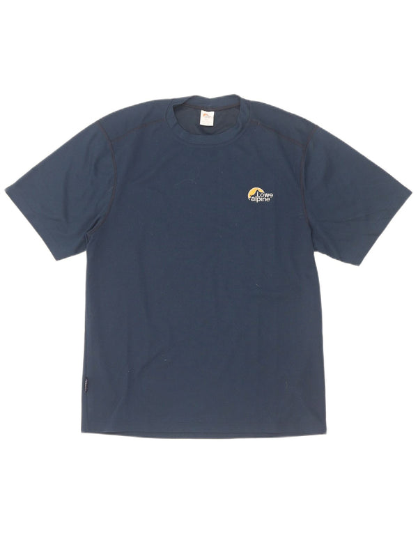 Camiseta Lowe Alpine Hombre Top Small Azul Marino Poliéster