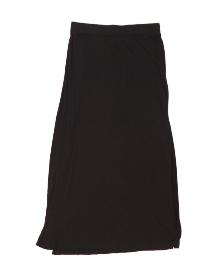 MOSSIMO Womens Maxi Skirt Large W32 Black Rayon Vintage Mossimo and Second-Hand Mossimo from Messina Hembry 