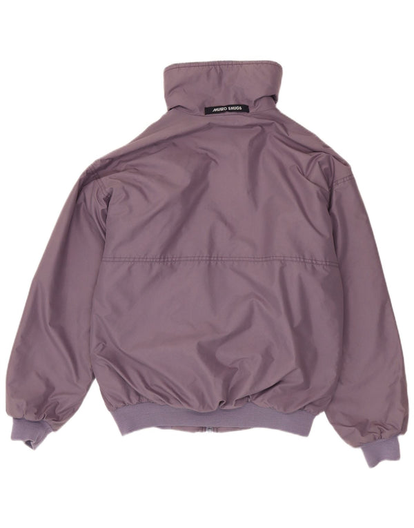 Musto Mens Bomber Jacket UK 36 Small Purple Polyester