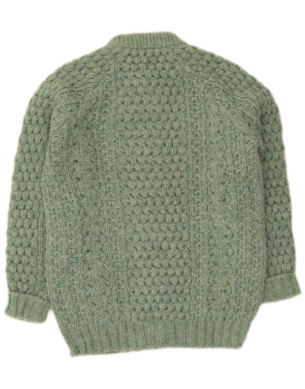 Vintage dame cardigan sweater UK 14 Medium Green