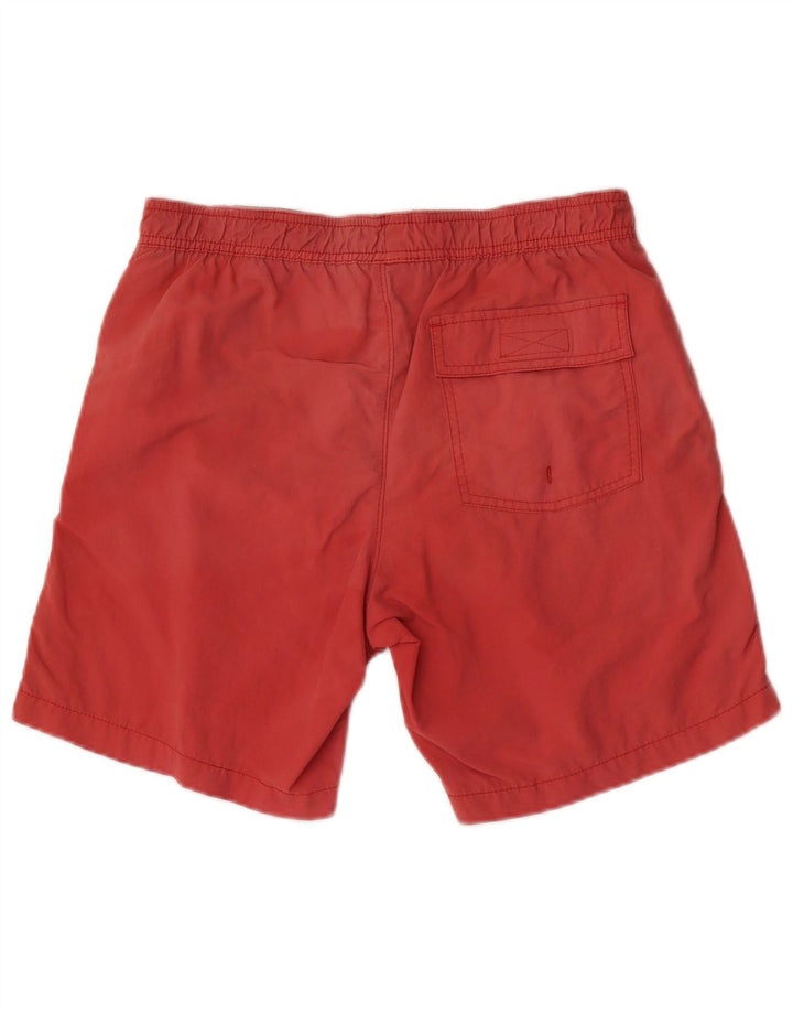 Pantaloncini da bagno grafici da uomo Champion Small rosso in poliammide