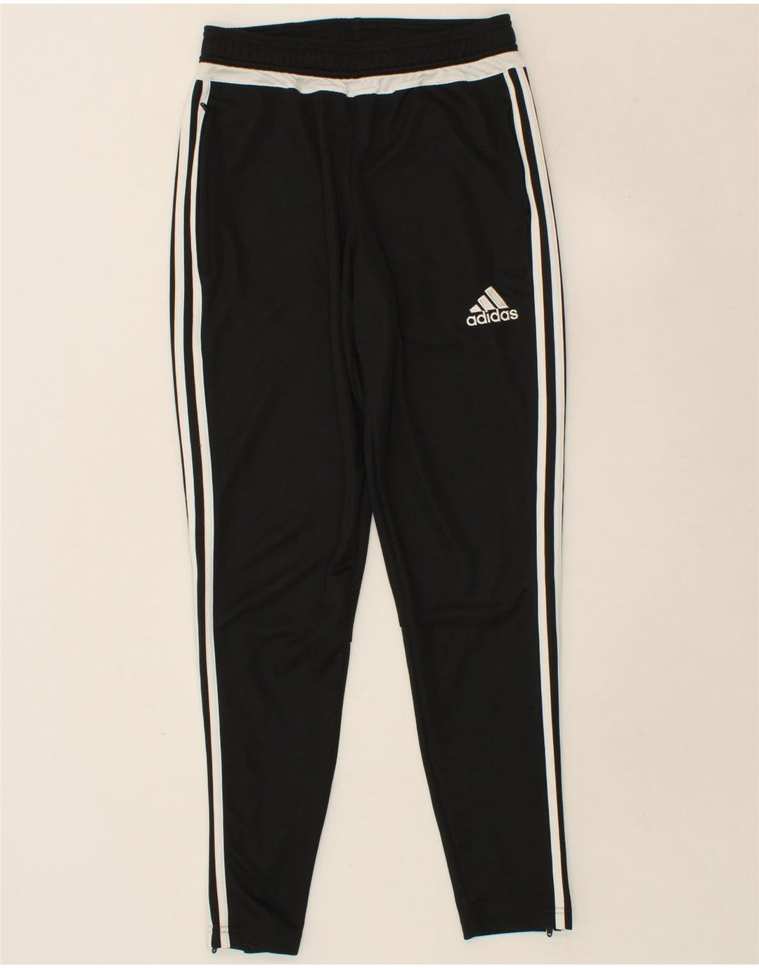 ADIDAS Womens Climacool Tracksuit Trousers UK 10 Small  Black Polyester Vintage Adidas and Second-Hand Adidas from Messina Hembry 