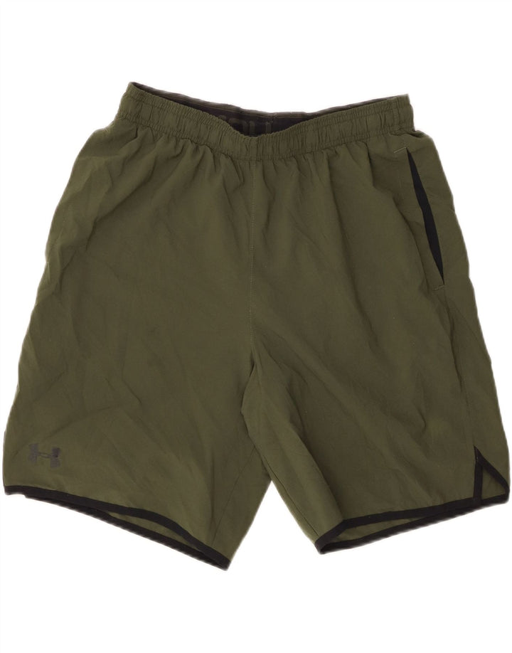 UNDER ARMOUR Pantalones cortos deportivos para hombre Caqui mediano