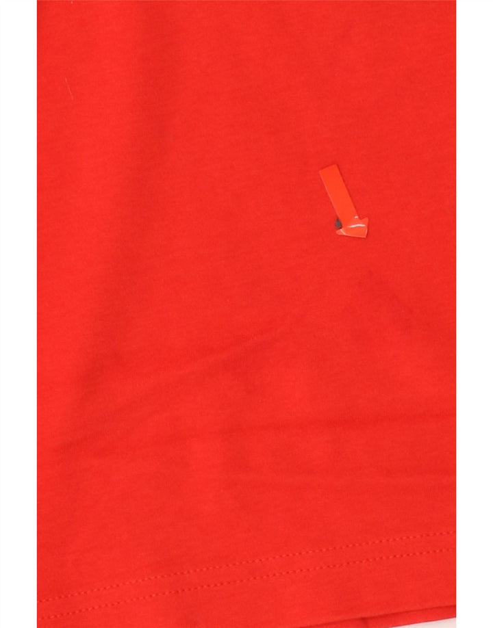 TOMMY HILFIGER Mens Polo Shirt Medium Red Cotton Vintage Tommy Hilfiger and Second-Hand Tommy Hilfiger from Messina Hembry 