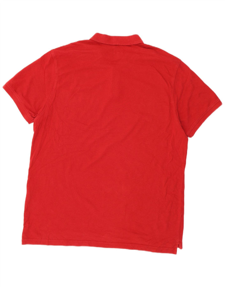 Levi's Mens Polo Shirt 2XL Red Cotton