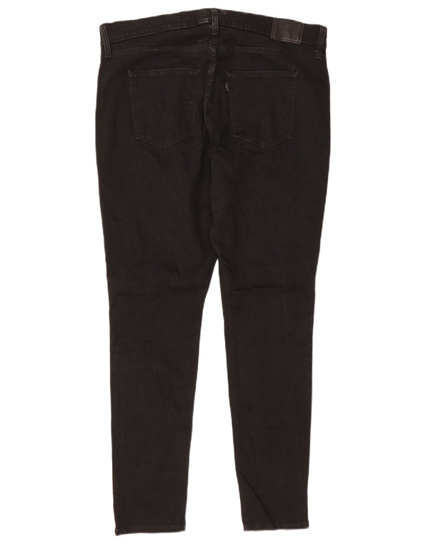Levi's Jeans ajustados con cintura alta 310 para mujer US 16 2XL W34 L30 Negro