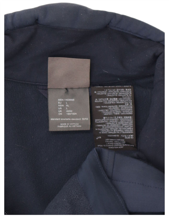Jack Wolfskin Chaqueta cortavientos para hombre UK 40 Grande Azul marino Poliéster