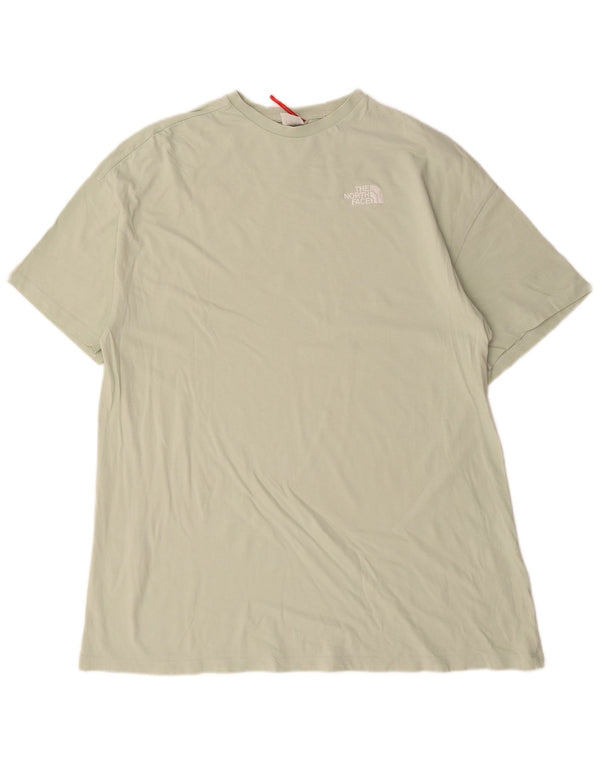 The North Face Womens Oversized T-Shirt Dress UK 14 Medium Green Cotton