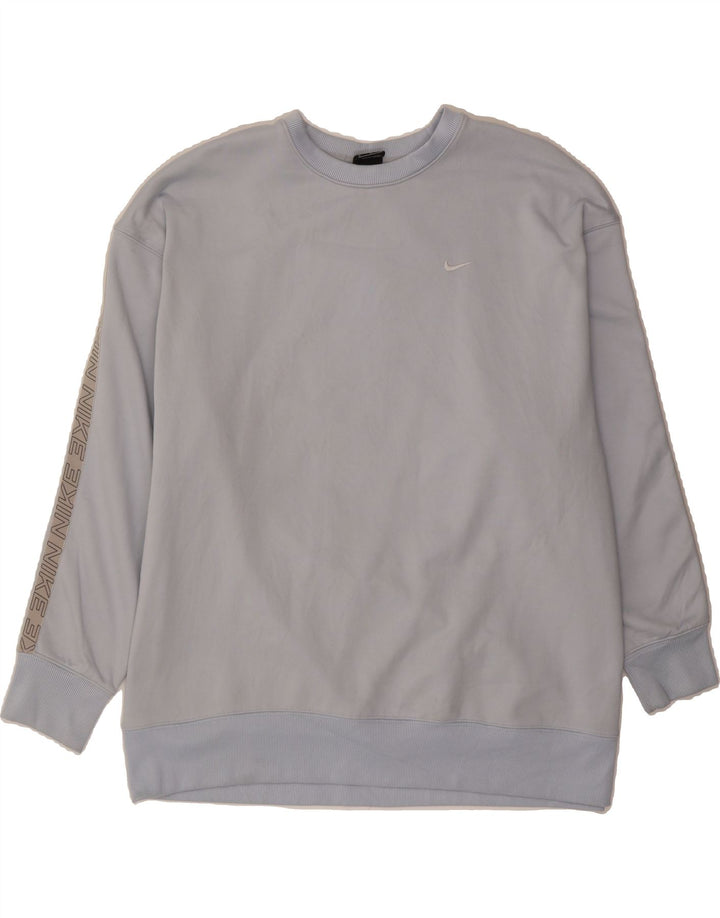 NIKE Mens Graphic Sweatshirt Jumper XL Blue Cotton Vintage Nike and Second-Hand Nike from Messina Hembry 