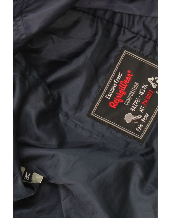 REFRIGIWEAR Womens Cruz Rain Jacket UK 14 Medium Navy Blue Vintage Refrigiwear and Second-Hand Refrigiwear from Messina Hembry 