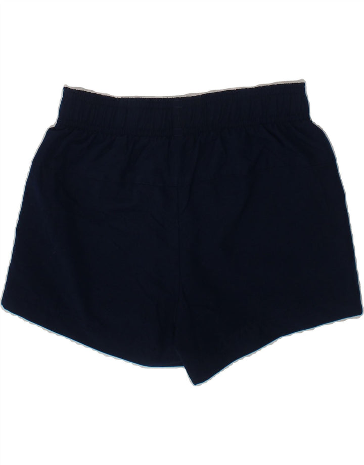 ADIDAS Boys Sport Shorts 7-8 Years  Navy Blue Polyester Vintage Adidas and Second-Hand Adidas from Messina Hembry 