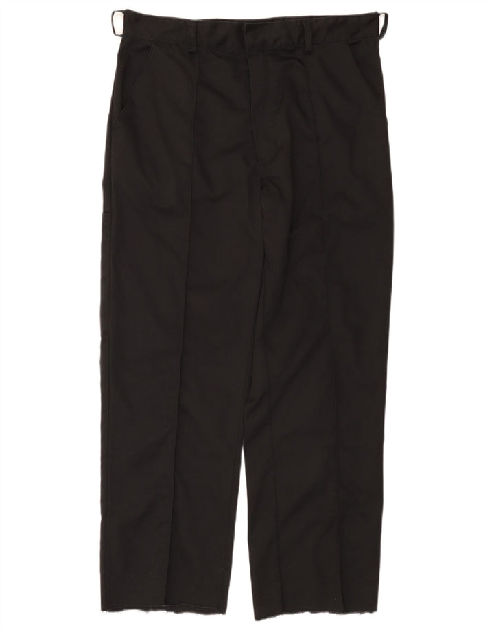 Dickies Mens Straight Chino Trousers W36 L29 Black Polyester
