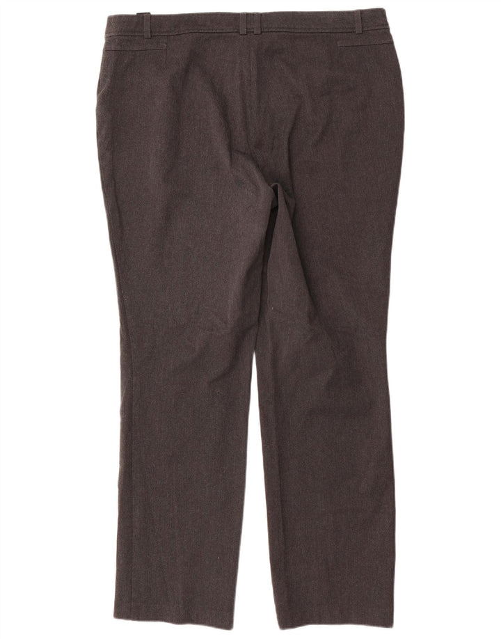 Gerade Damenhose von Marks & Spencer, UK 46, Größe L, W36, L31, Grau, Polyester