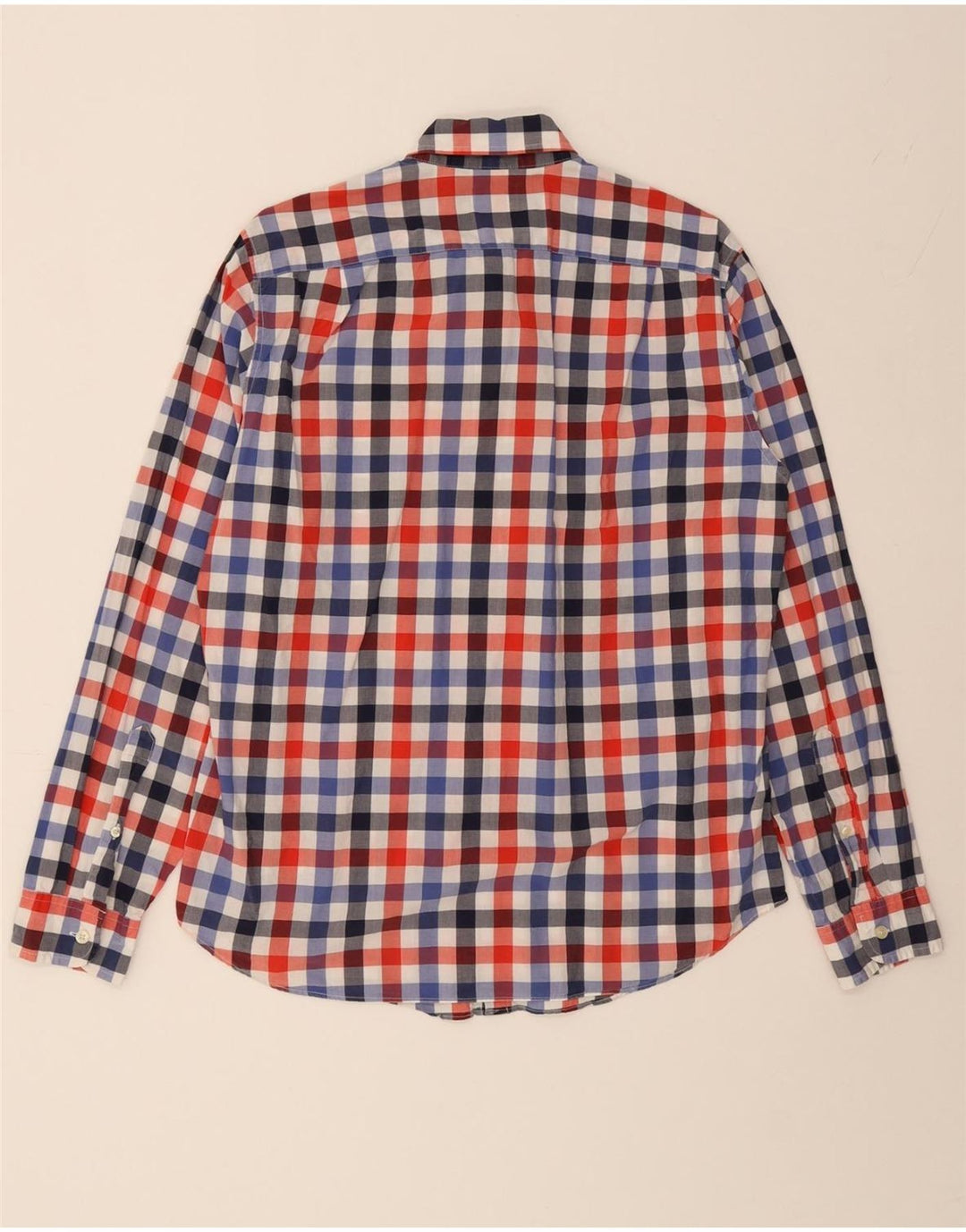 J. CREW Mens Tailored Shirt Medium Multicoloured Check Cotton Vintage J. Crew and Second-Hand J. Crew from Messina Hembry 