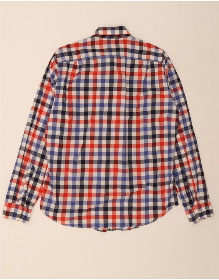 J. CREW Mens Tailored Shirt Medium Multicoloured Check Cotton Vintage J. Crew and Second-Hand J. Crew from Messina Hembry 