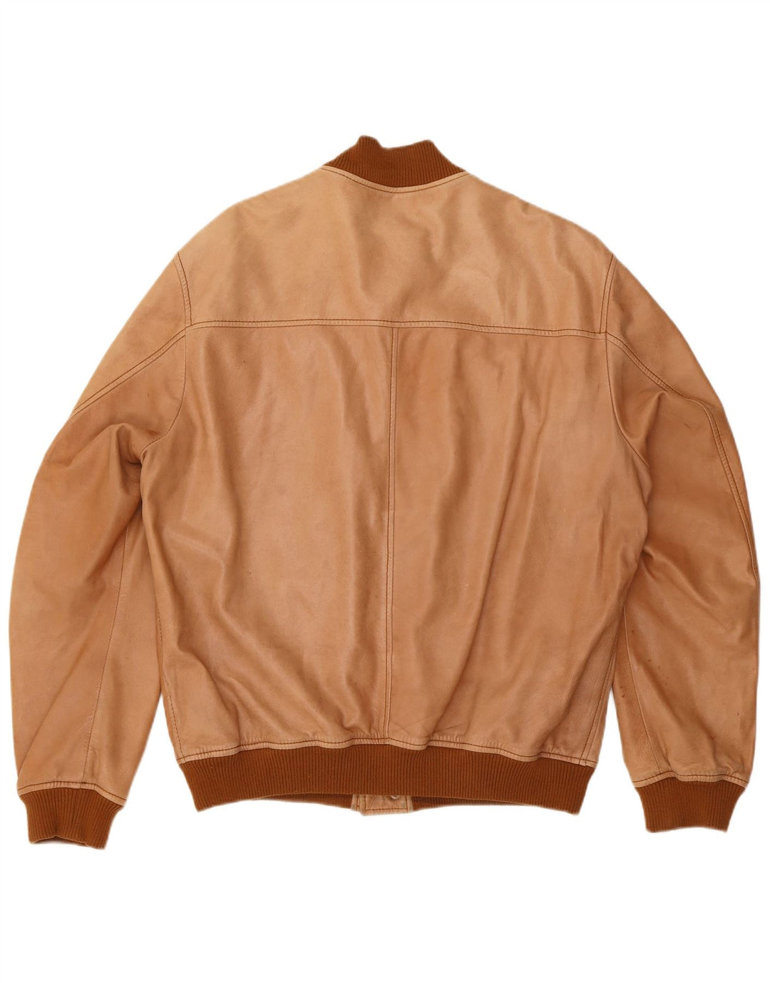 Jaqueta bomber masculina de couro Conbipel IT 56 2XL marrom